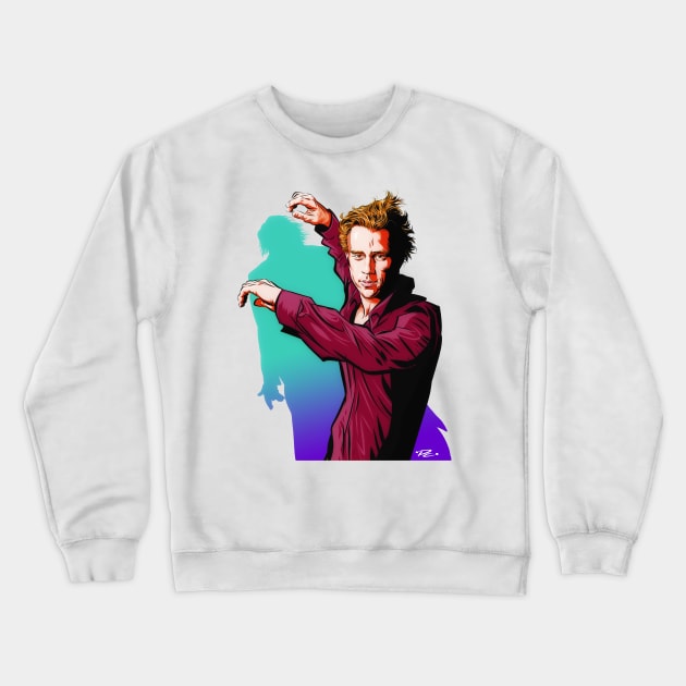 Heath Ledger - An illustration by Paul Cemmick Crewneck Sweatshirt by PLAYDIGITAL2020